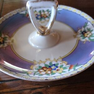 Noritake Made In Japan Morimura Lusterware Tid Bit Plate.